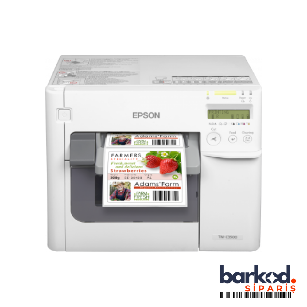Epson TM-C3500 Renkli Barkod Yazıcı
